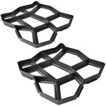 Moule de pav de jardin 42 x 42 x 4 cm 2 pcs vidaxl