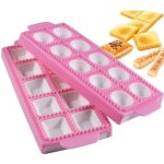 Moules � raviolis - non sp�cifi� - 2pcs - plastique - 10 trous - rose