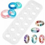 Moule r�sine silicone bijoux diy 3d, �poxy, artisanat saint valentin