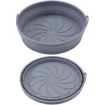 Moule silicone air fryer, 2 pi�ces moule accessoire pour airfryer r�utilisable panier friteuse � air ...