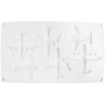 Moule en silicone avion 6 cases pour p�tisserie et d�coration chocolat