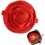 Moule en silicone pour friteuse  air, 6 pices, moule en silicone sans huile, accessoires pour friteuse ...