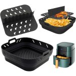 Moule en silicone pour friteuse  air chaud cosori 5, 5l xxl / ninja speedi 5, 7l - accessoire pour friteuse ...