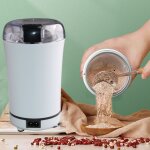 Moulin � caf� �lectrique blanc moulin � �pices avec lame caf� goutte � goutte lames en acier inoxydable ...