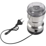 Moulin  caf lectrique inox - broyeur multifonction crales et pices - mouture rglable pour grains, ...