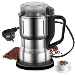 Moulin � caf� �lectrique luluwa - 200w moulin � �pices �lectrique en acier inoxydable 500ml pour caf� ...