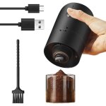 Moulin � caf� �lectrique - moulin � caf� �lectrique rechargeable avec 5 niveaux de mouture r�glables ...