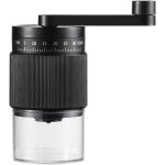 Moulin  caf manuel avec 35 rglages rglables (noir)