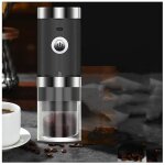 Moulin  caf portable lectrique rechargeable par usb, mlangeur  domicile, professionnel, rglable ...