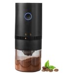 Moulin � grains de caf�, fraise a caf� portable avec brosse et c�ble de donn�es pour expresso infus� ...