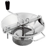 Moulin inox professionnel n�5 avec grille 4 mm - louis tellier