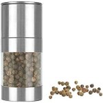 Moulin � poivre manuel, moulin � sel et poivre, moulin � �pices en acier inoxydable, taille de grain ...
