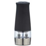 Moulin sel et poivre �lectrique 2en1 lumi�re led, sali�re et poivri�re �lectrique, deux compartiments, ...