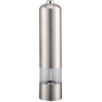 Moulin � sel et poivre �lectrique, � piles, lame de meulage en c�ramique, secoueur automatique en acier ...