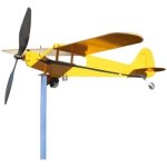 Moulin � vent d'avion, girouette pour �olienne de jardin, avion classique ext�rieur de moulin � vent ...
