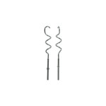 Lot de 2 crochets ptrisseur pour robot culinaire moulinex tefal, krups - ms - 652462