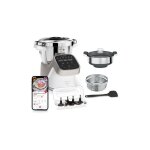 Moulinex - robot cuiseur companion pro avec cuiseur vapeur yy5286fg 1550 w argent