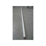 Moulure 25x25mm blanche (au metre) avec couvercle fixation adhesive