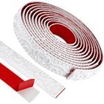 Moulure flexible auto - adh�sive, 3, 6cmx5m, bordure decorative en pvc, pour armoire, bordure de miroir, ...