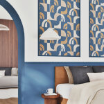 Moulure murale d�corative en bois creneau - 1 x 2, 4 x 100 cm - brut sans peinture - cimaise - plinthe ...