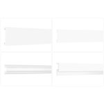 Moulures en polystyr�ne hdps - extr�mement r�sistantes, blanches comme neige & modernes: 20 m�tres / ...