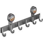 Mount au mur non perfor crochet de stockage de cl d'aspirateur avec 6 crochets rack dcoratif mural ...