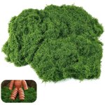 Mousse artificielle 100 g, mousse artificielle pour d�coration, mousse d�corative pour l'artisanat (vert ...