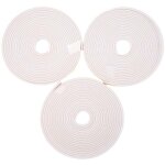 Mousse auto - adhsif joint de fentre et porte coupe - froid 6 mm largeur 3 mm paisseur blanc lot