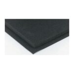 Mousse de poly�thyl�ne poly�thyl�ne noire, 1m x 2m x 10mm ( prix pour 1 )