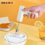 Mousseur lectrique, batteur, agitateur, 3 vitesses, mousseur  caf, lait, boissons, mixeur portable ...