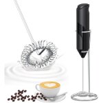 Mousseur � lait �lectrique de poche, fouet mousseur �lectrique portatif mini m�langeur � boisson avec ...