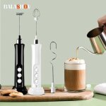 Mousseur à lait Électrique portatif, rechargeable, mousse, crème, grande vitesse, mixeur, café, boisson, ... Mousseur à lait Électrique portatif, rechargeable, mousse, crème, grande vitesse, mixeur, café, boisson, ...