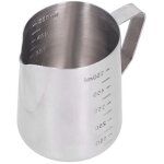 Mousseur � lait - fdit - pichet en acier inoxydable - �chelle de mesure - service caf� / th� - �l�gant ...
