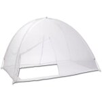 Moustiquaire d�me  popup  pour lit - 200 x 125 - blanc