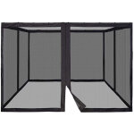 Moustiquaire � fermeture �clair sur quatre c�t�s, compatible avec les tentes d'ext�rieur classiques, ...