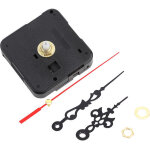 Mouvement de l'horloge, noir m�canisme de bricolage horloge � quartz mouvement aiguille des heures main ...