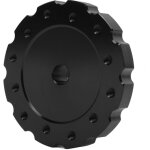 Gistuch - moyeu de volant de voiture, adaptateur de volant noir remplacement prcis pour volant thrustmaster ...