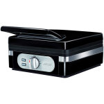 Mpm - mgo - 24 gaufrier professionnel pour 2 gaufres belges �paisses, plaques antiadh�sives 1400w noir ...