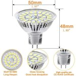 Mr16 ampoule led lampe bulb, gu5. 3 5w lumi�re led, equivalent 50w ampoule halog�ne blanc froid 6000k ...