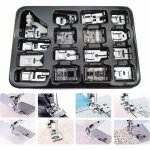Msbd kit de 16 pieds presseurs pour machines singer, brother, janome, elna, kenmore