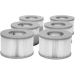 Mspa - lot de 6 cartouches filtrantes pour spa gonflable