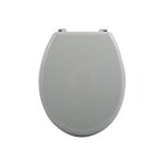 Abattant wc mdf cleo gris - charnières inox - msv Abattant wc mdf cleo gris - charnières inox - msv