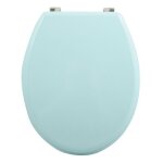 Abattant wc mdf cleo vert poudr� - charni�res en inox msv