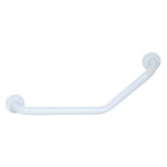Msv - barre de redressement ou d'appui coudée acier 54x13, 5x10cm blanc Msv - barre de redressement ou d'appui coudée acier 54x13, 5x10cm blanc