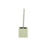 Brosse wc avec support mdf & inox vert amande msv