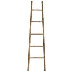 Msv - porte serviettes echelle 5 niveaux bambou