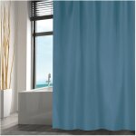 Rideau de douche navy bleu marine 180cm ms5067 - msv