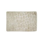 Tapis de bain microfibre pebble 40x60cm beige msv