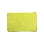 Tapis de bain microfibre pebble 40x60cm vert msv