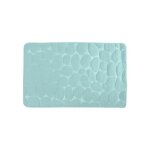 Tapis de bain microfibre pebble 40x60cm vert pastel msv